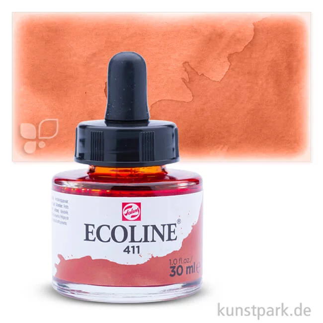Artikelbild 1 des Artikels “Talens ECOLINE - Flüssige Wasserfarbe 30 ml | 411 Siena Gebrannt“