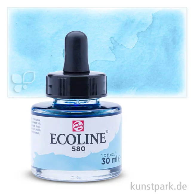 Artikelbild 1 des Artikels “Talens ECOLINE - Flüssige Wasserfarbe 30 ml | 580 Pastellblau“