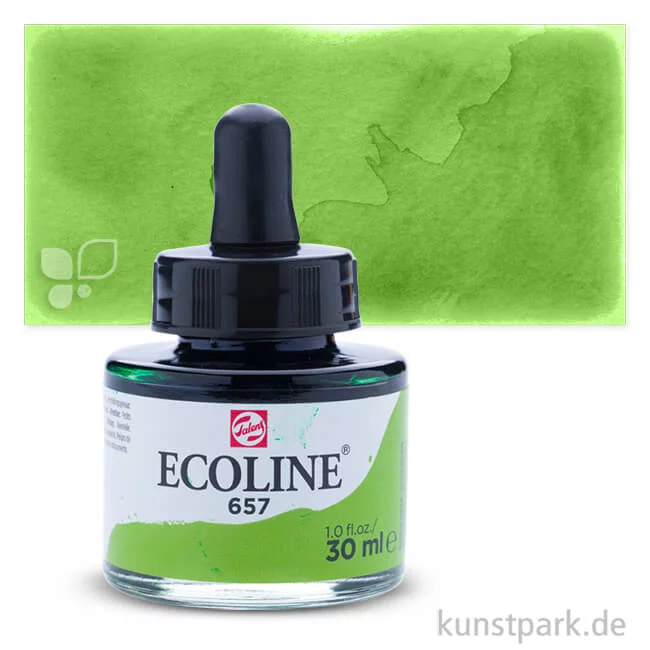 Artikelbild 1 des Artikels “Talens ECOLINE - Flüssige Wasserfarbe 30 ml | 657 Bronzegrün“