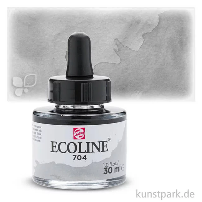 Artikelbild 1 des Artikels “Talens ECOLINE - Flüssige Wasserfarbe 30 ml | 704 Grau“