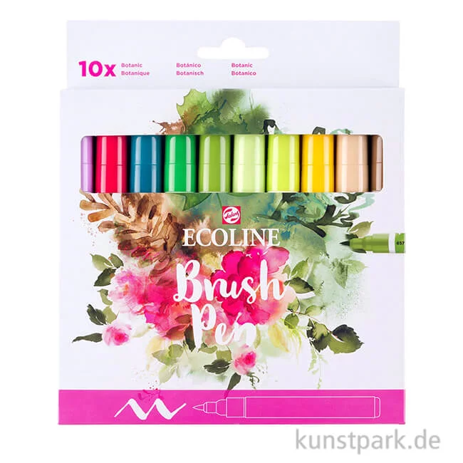 Artikelbild 1 des Artikels “Talens ECOLINE Brush Pen 10er Set - Botanic “