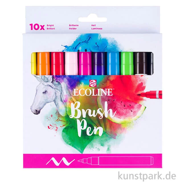 Artikelbild 1 des Artikels “Talens ECOLINE Brush Pen 10er Set - Helle Farben “