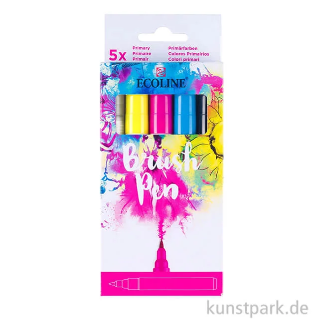 Artikelbild 1 des Artikels “Talens ECOLINE Brush Pen 5er Set - Primärfarben “