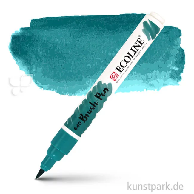 Artikelbild 1 des Artikels “Talens ECOLINE Brushpen Brush | Blaugrün“