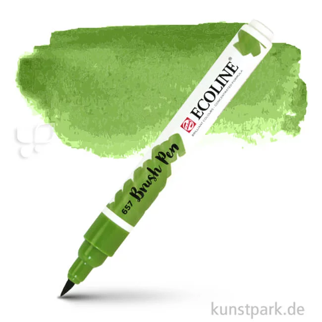 Artikelbild 1 des Artikels “Talens ECOLINE Brushpen Brush | Bronzegrün“