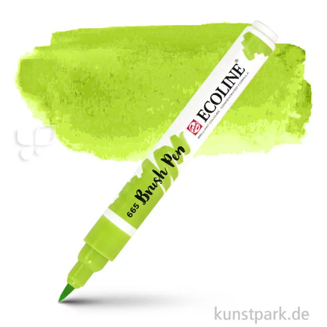 Artikelbild 1 des Artikels “Talens ECOLINE Brushpen Brush | Frühlingsgrün“