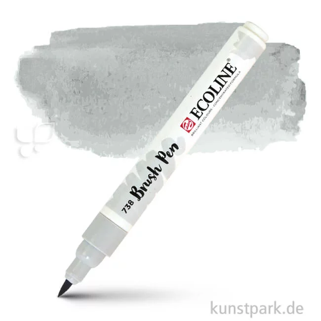 Artikelbild 1 des Artikels “Talens ECOLINE Brushpen Brush | Kaltgrau Hell“