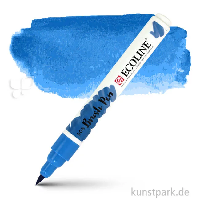Artikelbild 1 des Artikels “Talens ECOLINE Brushpen Brush | Ultramarin hell“