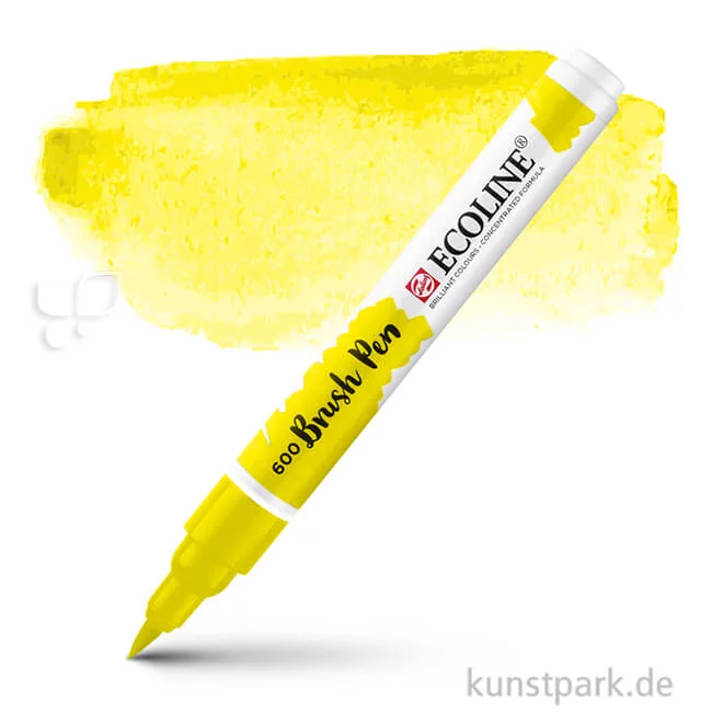 Artikelbild 1 des Artikels “Talens ECOLINE Brushpen Brush | Zitronengelb“
