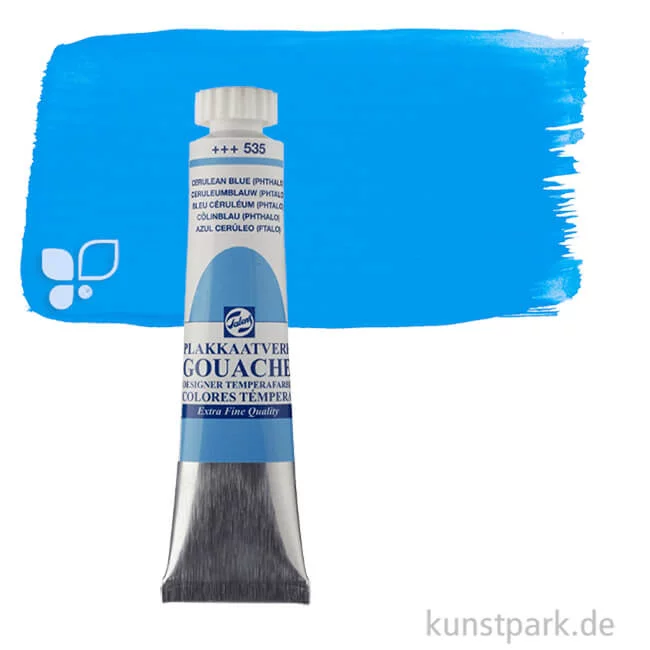 Artikelbild 1 des Artikels “Talens Gouache Extra Fine 20 ml | Cölinblau (Phthalo)“