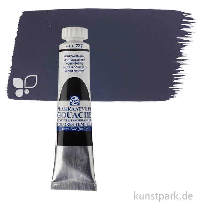 Artikelbild 1 des Artikels “Talens Gouache Extra Fine 20 ml | Neutralschwarz“