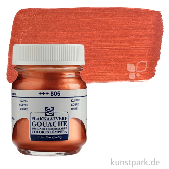 Artikelbild 1 des Artikels “Talens Gouache Extra Fine 50 ml | Kupfer“