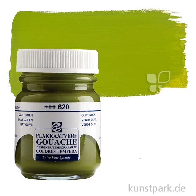 Artikelbild 1 des Artikels “Talens Gouache Extra Fine 50 ml | Olivgrün“