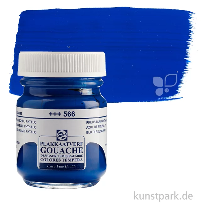 Artikelbild 1 des Artikels “Talens Gouache Extra Fine 50 ml | Preußischblau (Phthalo)“