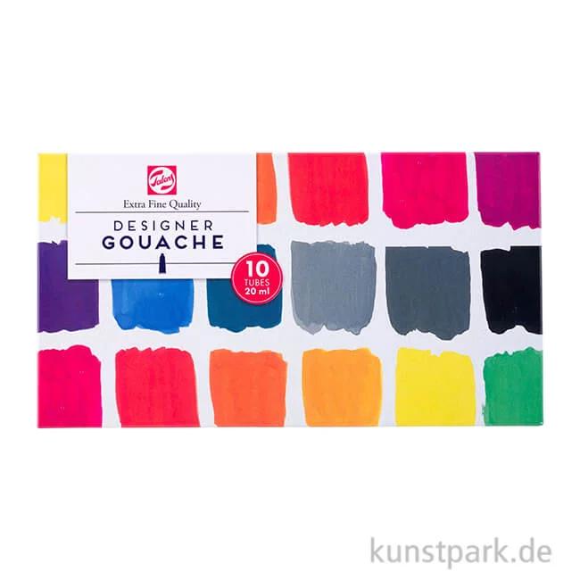 Artikelbild 1 des Artikels “Talens Gouache Set Extra Fine - Basis Set, 10 x 20 ml Tuben “