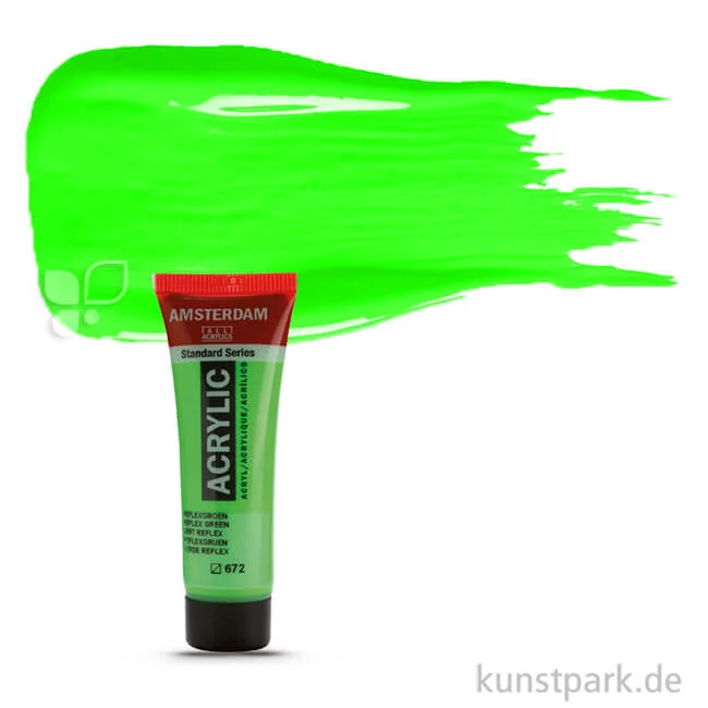 Artikelbild 1 des Artikels “Talens AMSTERDAM Acrylfarben Neon 20 ml | Grün“