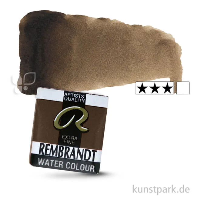 Artikelbild 1 des Artikels “Talens REMBRANDT Aquarellfarben 1/2 Näpfchen | 417 Transparentoxid Umbra“