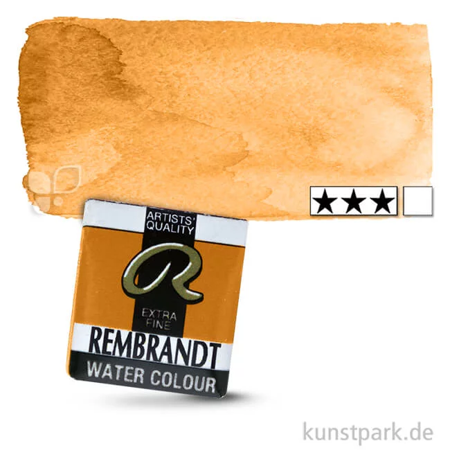 Artikelbild 1 des Artikels “Talens REMBRANDT Aquarellfarben 1/2 Näpfchen | 227 Gelber Ocker“