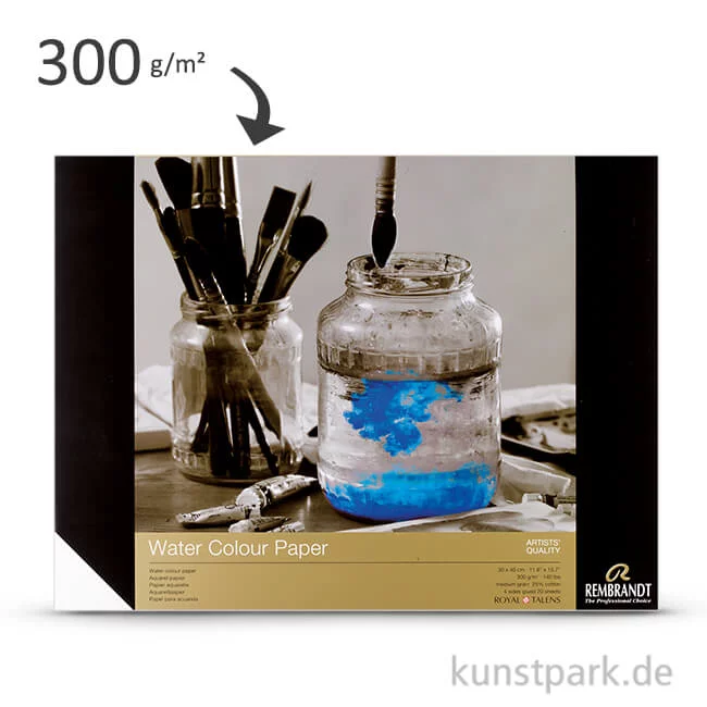 Artikelbild 1 des Artikels “Talens REMBRANDT Aquarellpapier, 20 Blatt, 300 g 30 x 40 cm“