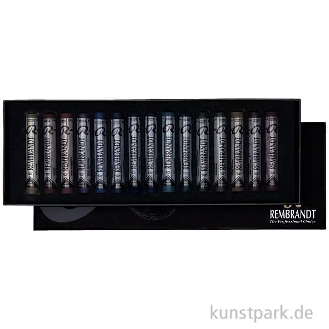 Artikelbild 1 des Artikels “Talens REMBRANDT Pastell - Basis Set mit 15 dunklen Pastellen “