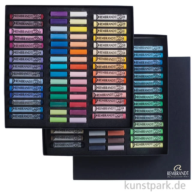 Artikelbild 1 des Artikels “Talens REMBRANDT Pastell - Master Set mit 60 ganzen und 60 halben Pastellen “