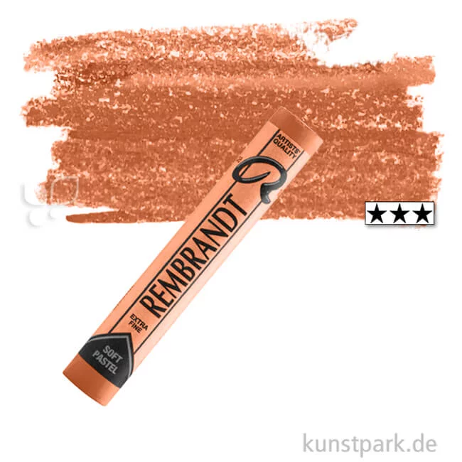 Artikelbild 1 des Artikels “Talens REMBRANDT Soft-Pastell Einzelpastell | 411 Siena gebrannt 8“