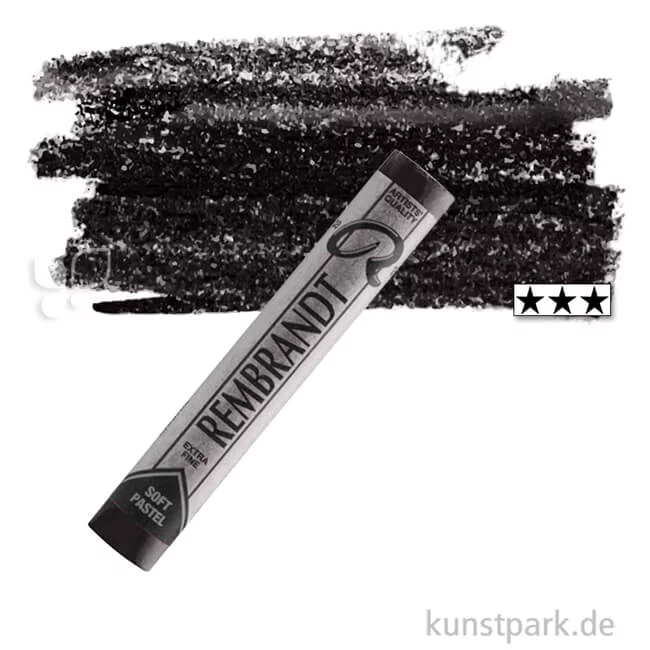 Artikelbild 1 des Artikels “Talens REMBRANDT Soft-Pastell Einzelpastell | 700 Schwarz 5“