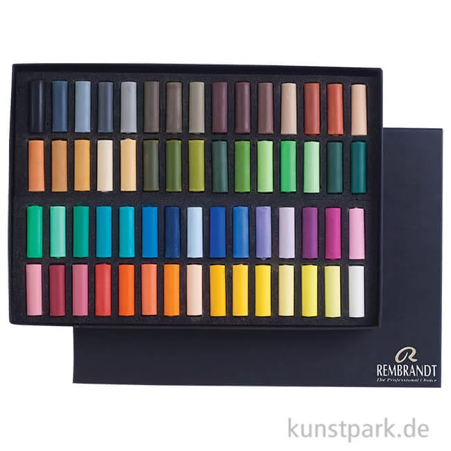 Artikelbild 1 des Artikels “Talens REMBRANDT Pastell -  Allgemeine Auswahl Luxus-Set mit 60 halben Pastellen “