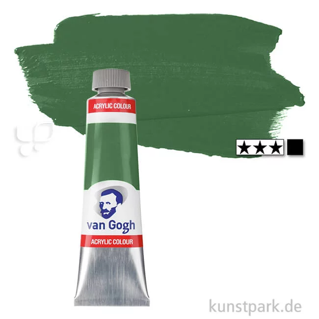 Artikelbild 1 des Artikels “Talens VAN GOGH Acrylfarben 40 ml Tube | 668 Chromoxidgrün“