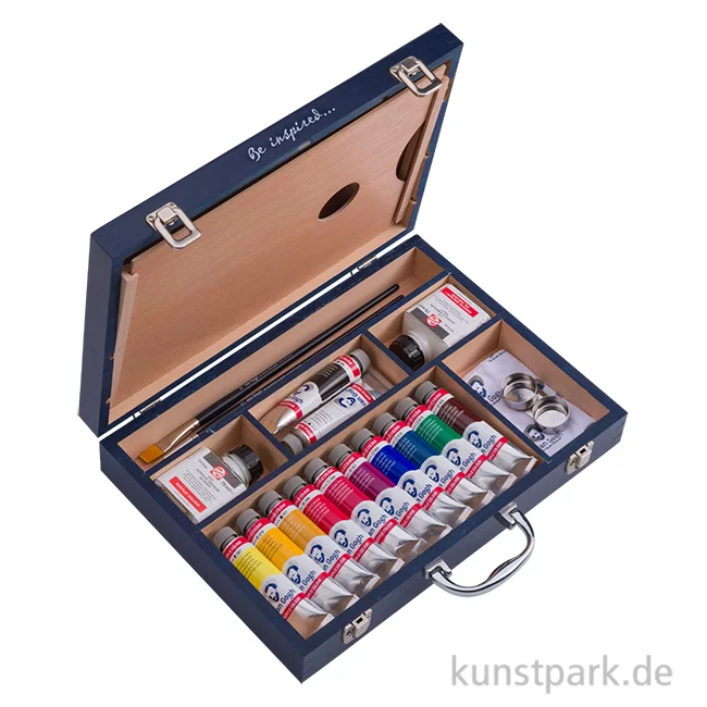 Artikelbild 1 des Artikels “Talens VAN GOGH Acrylfarben Starter Set XL mit 12 x 40 ml + Zubehör “