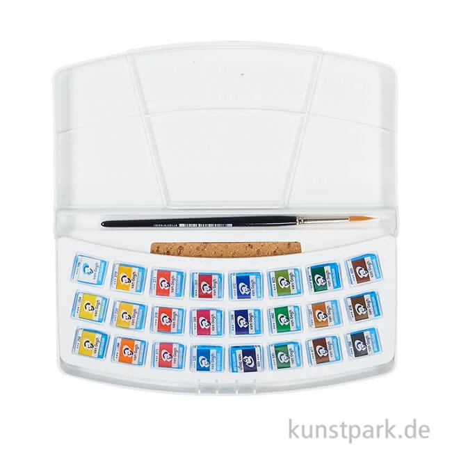 Artikelbild 1 des Artikels “Talens VAN GOGH Aquarell Kunststoffbox mit 24 halben Napf “
