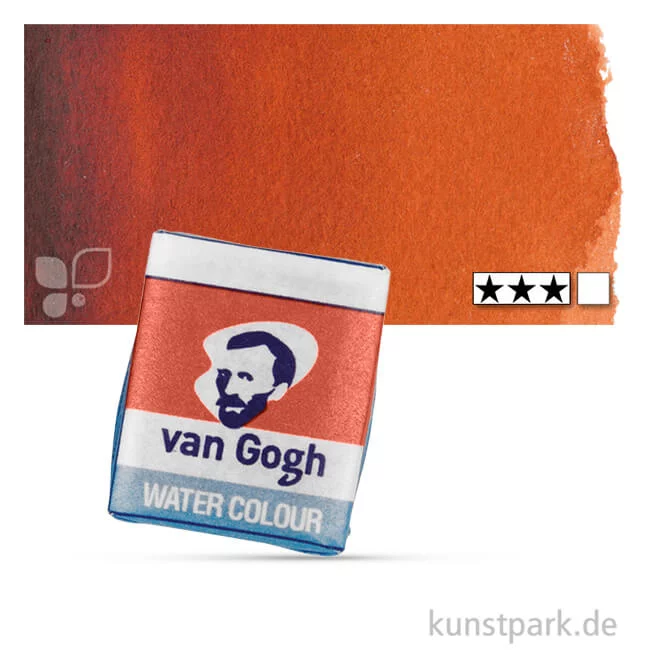 Artikelbild 1 des Artikels “Talens VAN GOGH Aquarellfarben 1/2 Napf | 411 Siena gebrannt“