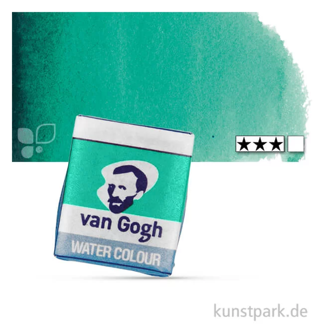 Artikelbild 1 des Artikels “Talens VAN GOGH Aquarellfarben 1/2 Napf | 616 Chromoxidgrün feurig“