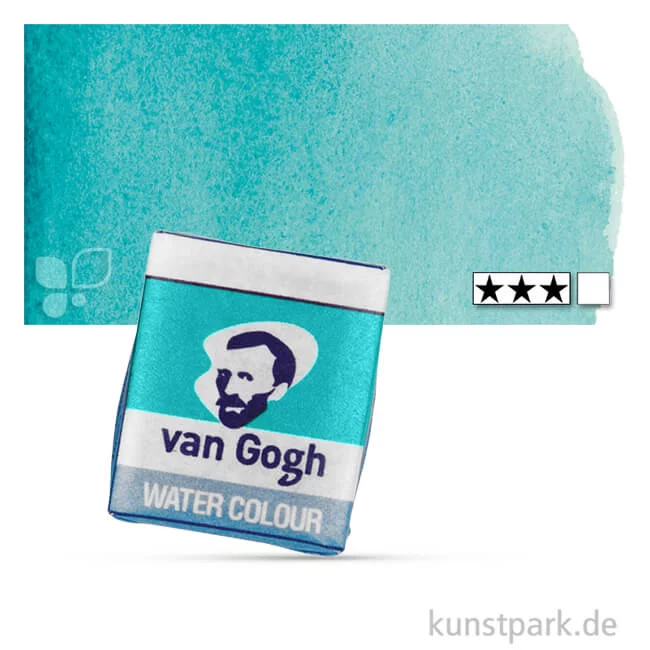 Artikelbild 1 des Artikels “Talens VAN GOGH Aquarellfarben 1/2 Napf | 661 Türkisgrün“