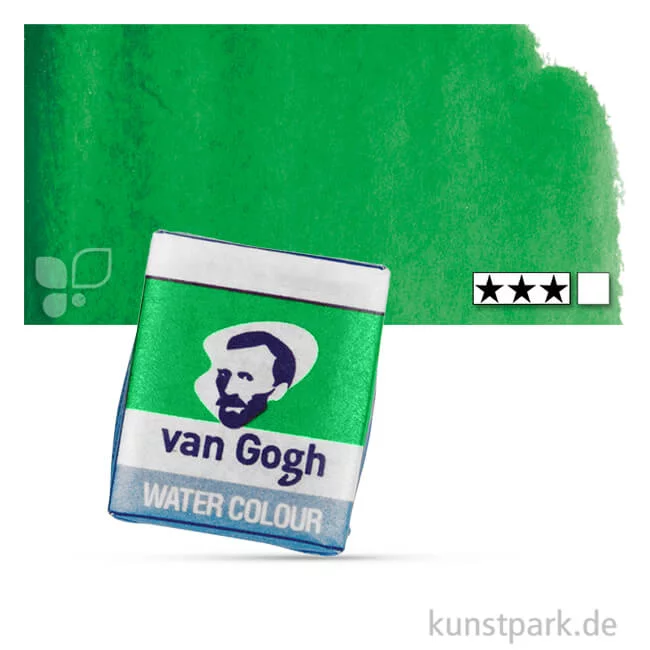 Artikelbild 1 des Artikels “Talens VAN GOGH Aquarellfarben 1/2 Napf | 662 Permanentgrün“