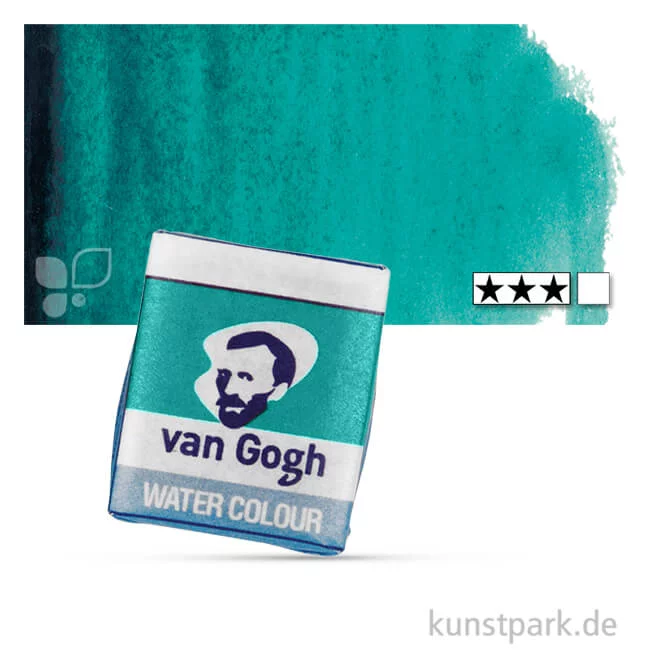 Artikelbild 1 des Artikels “Talens VAN GOGH Aquarellfarben 1/2 Napf | 675 Phtalogrün“