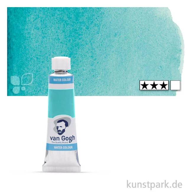 Artikelbild 1 des Artikels “Talens VAN GOGH Aquarellfarben Tube 10 ml | 661 Türkisgrün“