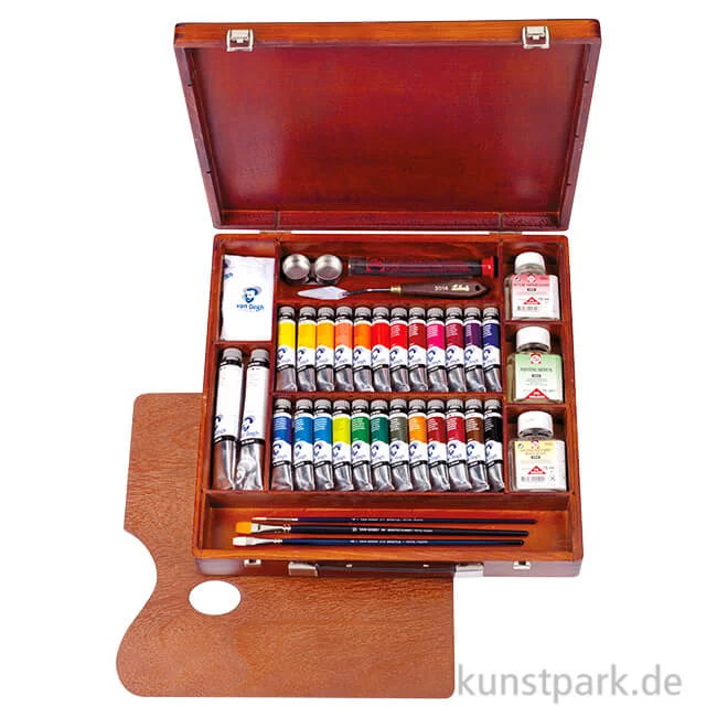 Artikelbild 1 des Artikels “Talens VAN GOGH Ölfarbe Malkasten Expert mit 26 Farben und Zubehör “