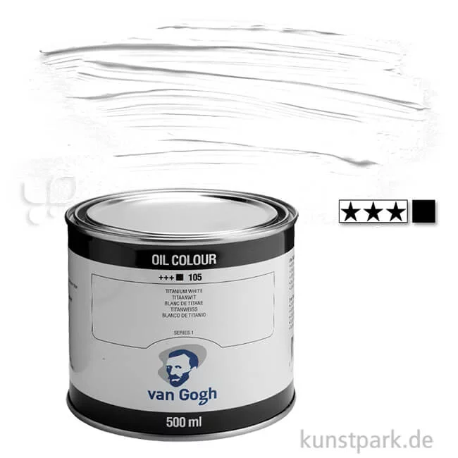 Artikelbild 1 des Artikels “Talens VAN GOGH Ölfarben 500 ml | 105 Titanweiß“