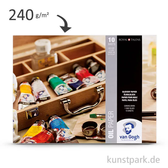 Artikelbild 1 des Artikels “Talens VAN GOGH Ölmalpapier, 10 Blatt, 240 g “