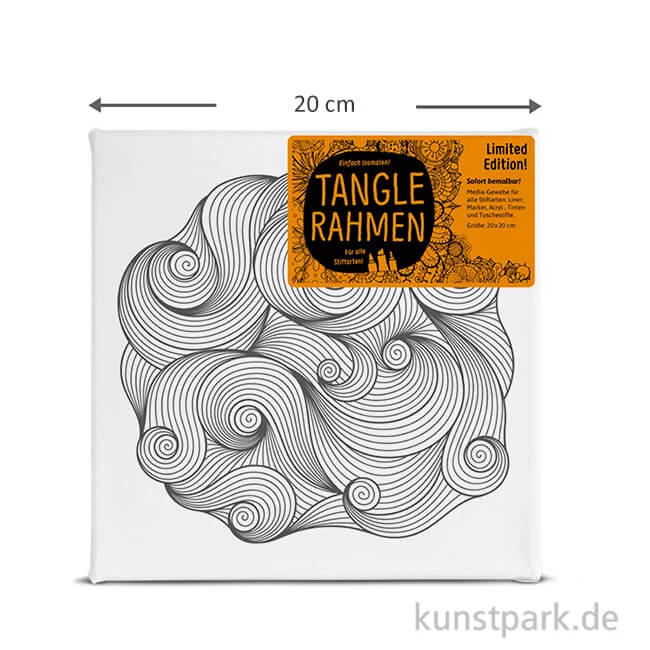 Artikelbild 1 des Artikels “Tangle Rahmen sprudelnde Wellen 20x20 cm “