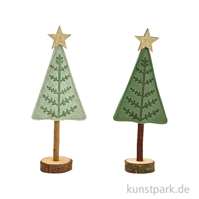 Artikelbild 1 des Artikels “Tannenbaum Aufsteller aus Filz, Grün, Sortiert, 11 x 27 x 6 cm “