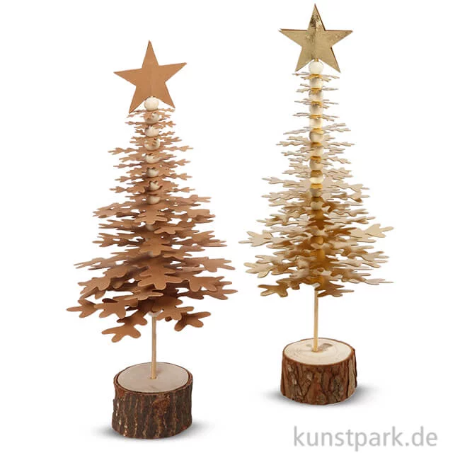Artikelbild 1 des Artikels “Tannenbaum-Set aus Lederpapier “