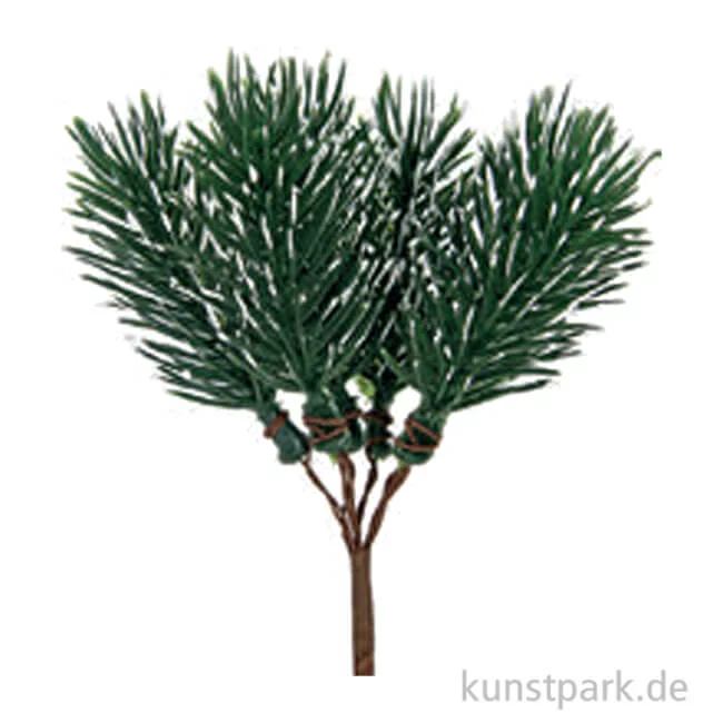 Artikelbild 1 des Artikels “Tannenzweige, Grün/Weiß, 13 cm, 6 Stück “