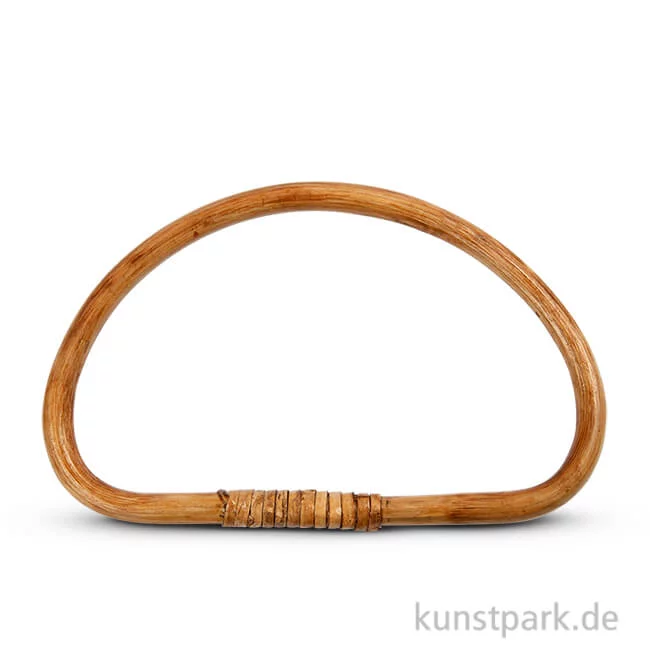 Artikelbild 1 des Artikels “Taschengriff gebogen aus lackiertem Bambus, Größe 20x13 cm “