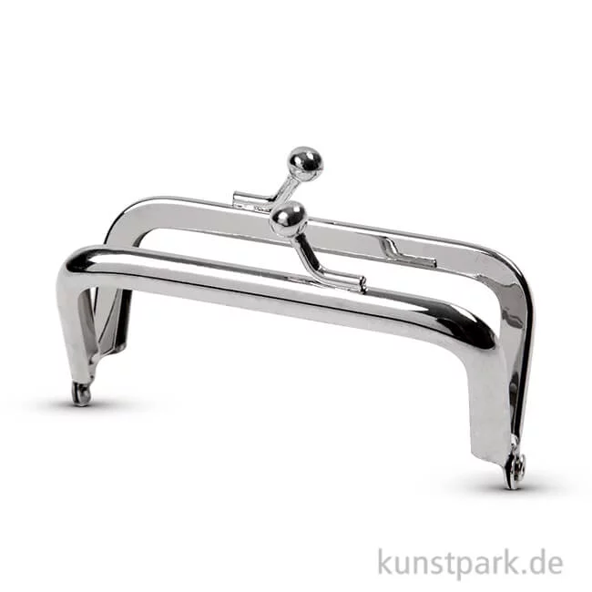 Artikelbild 1 des Artikels “Taschenverschluss eckig aus Metall, Breite 8 cm “
