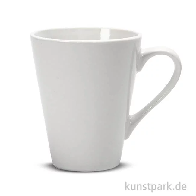 Artikelbild 1 des Artikels “Tasse aus Porzellan zum Bemalen - Weiß, Höhe 10 cm “