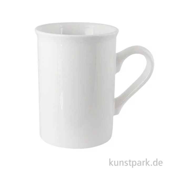 Artikelbild 1 des Artikels “Tasse aus weißem Porzellan, Höhe 10 cm “