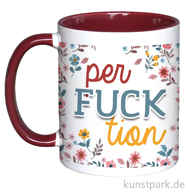 Artikelbild 1 des Artikels “Tasse, Bordeaux, Bedruckt, Design, Perfcktion “