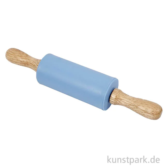 Artikelbild 1 des Artikels “Teigrolle aus Silikon mit Holzgriff, Länge 23 cm “